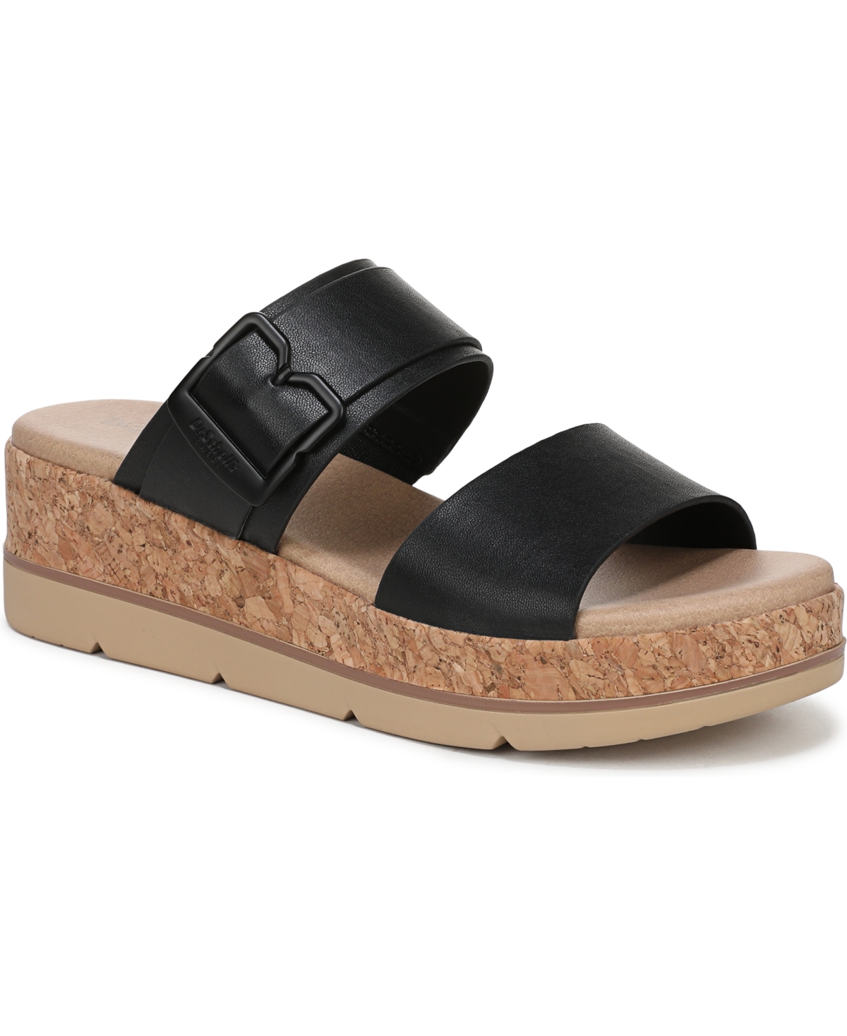 DR. SCHOLL'S WOMEN'S ONCE MORE PLATFORM SLIDE SANDALS 