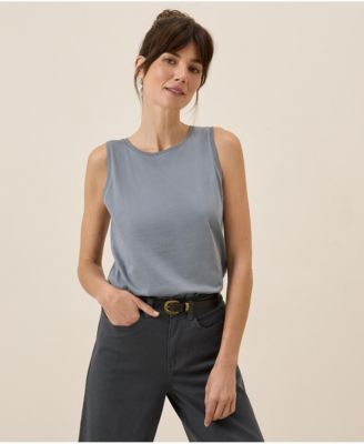 Women's Organic Cotton Softspun High Neck Tank