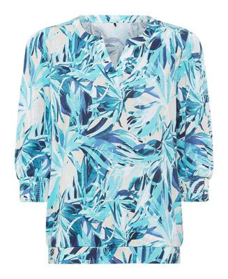 Women's Palm Print Tunic T-Shirt