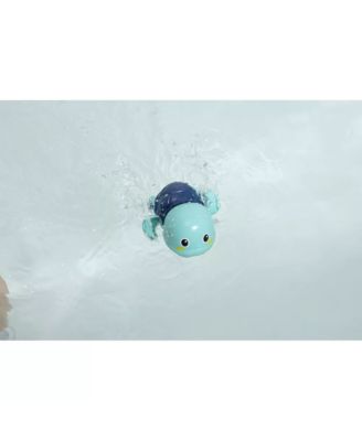 Toddler Floating Turtle Bath Toys 1-3, Wind-Up Swimming Toys Girls, Fun Cute Pool Toys Safe and Durable Bathtub Water Toys, 3-Pack