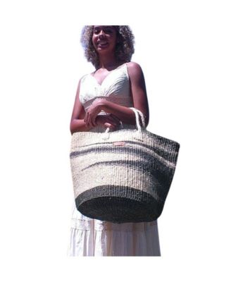 Healing Handmade Sisal Tote Basket Bag