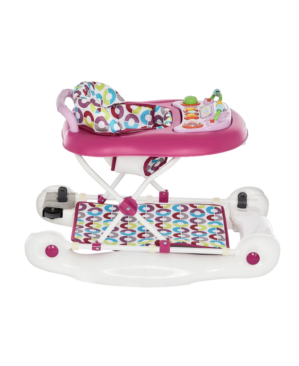 Dream On Me Go-Getter Baby Walker and Walk Behind Walker, Orange