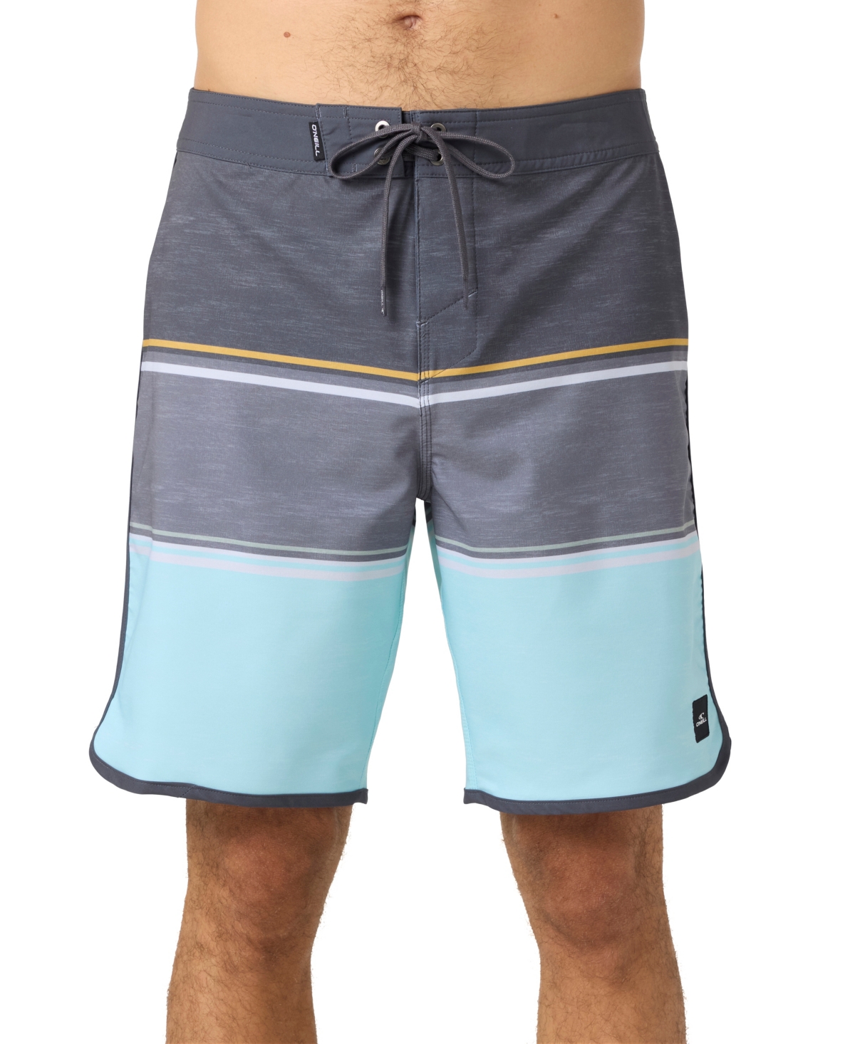 Men's Lennox Scallop 19 BoardShorts - Graphite
