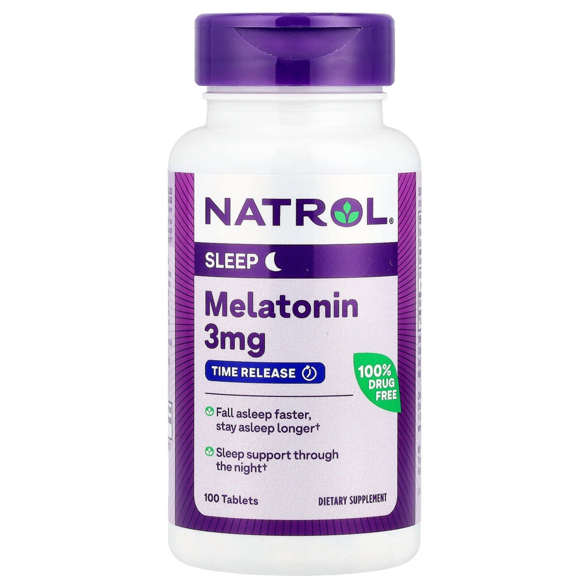 Melatonin Time Release 3 mg - 100 Tablets