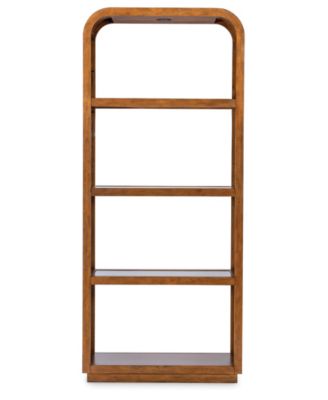 16" Wood Prescott Mappa Burl Etagere