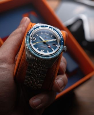 Men's Fleuss GMT Automatic Solid Stainless Steel Bracelet Watch, 43mm