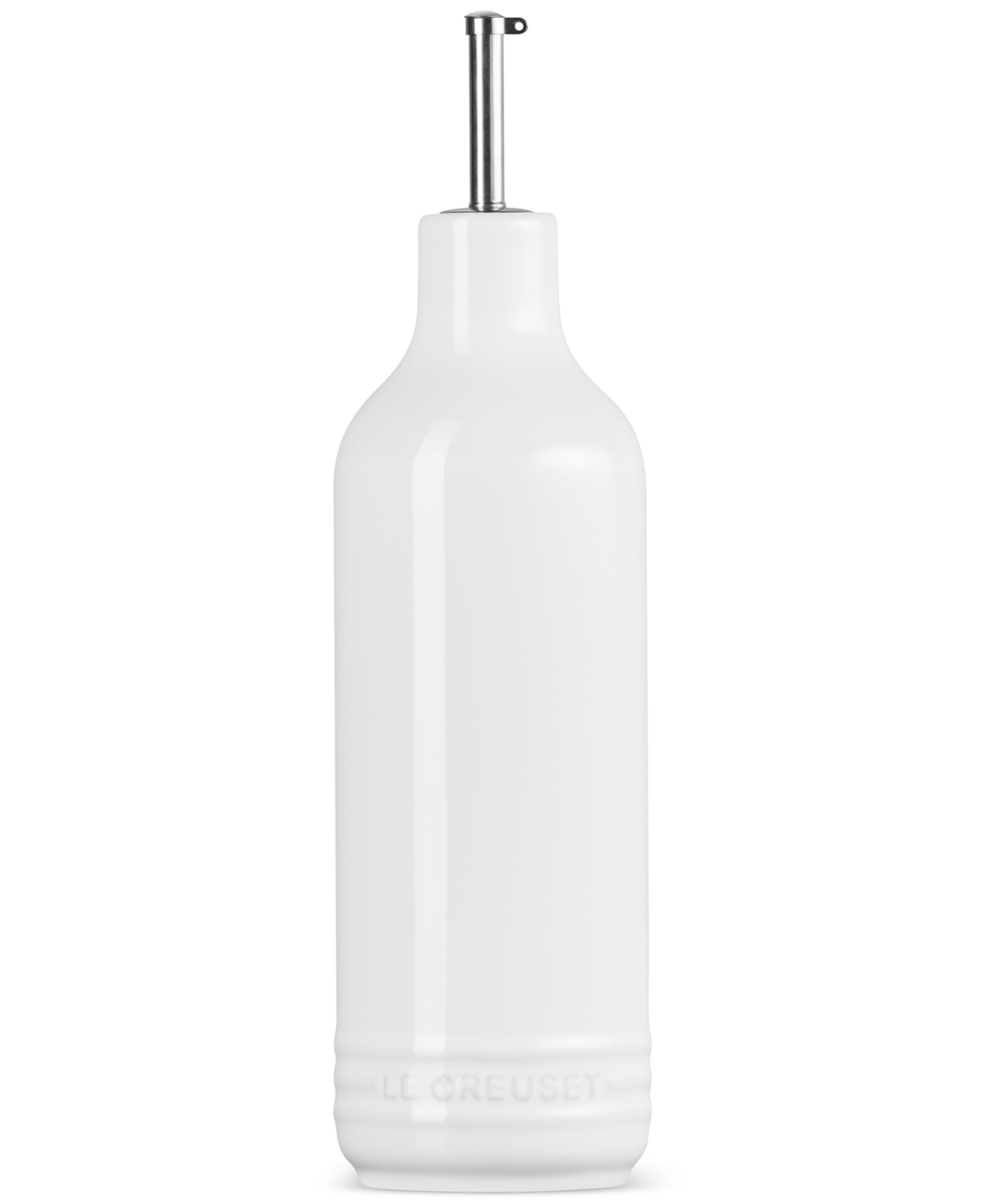 Le Creuset 20-ounce Signature Stoneware Oil Cruet In White