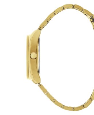 Unisex Keltic Cushion Case Gold Link Alloy Watch, 38mm