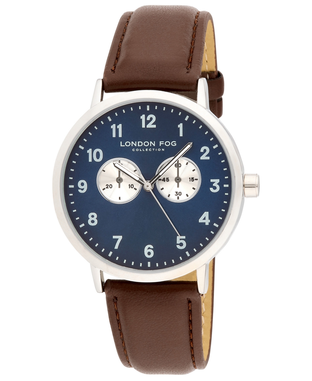 Unisex Whitehall Brown Leather Watch, 40mm - Brown
