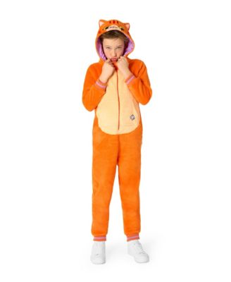 Little and Big Boys Red Cat Onesie