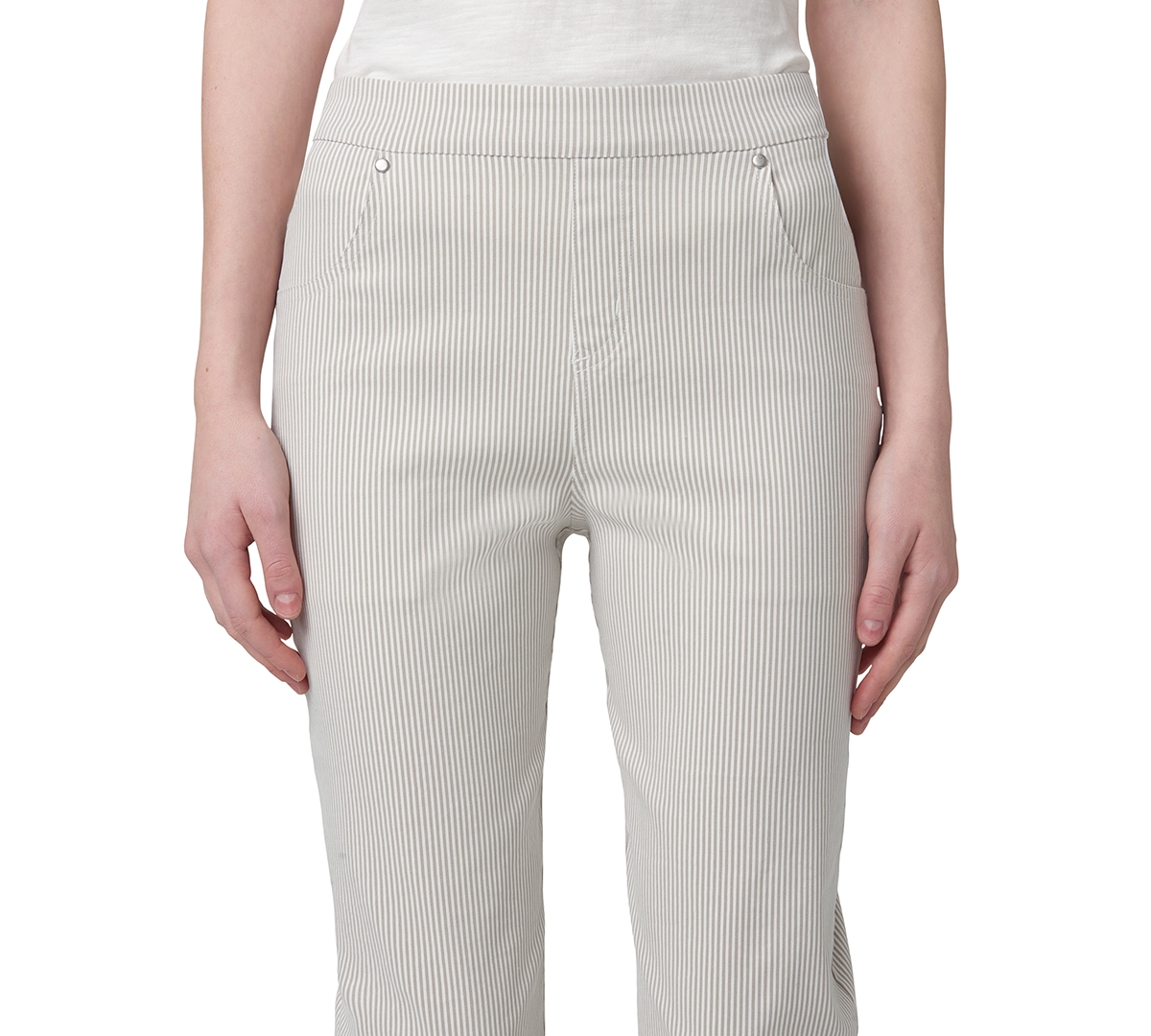 Hue Women's Spring Stripe Pedal Pusher Pants