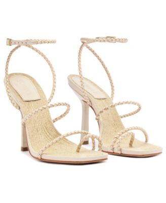 Women's Kaya Straw Stiletto Heel Sandals
