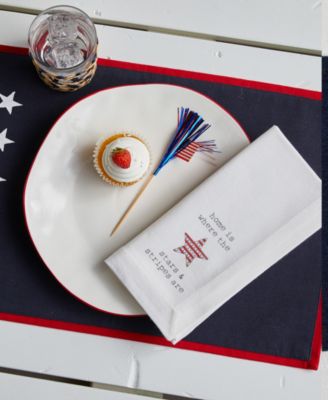 Cuties Americana Set of 4 Napkins, 8.25" x 8.25"