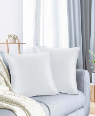 Elegant Velvet Removeable Cover 2-Pack Decorative Pillows, 16" x 16"