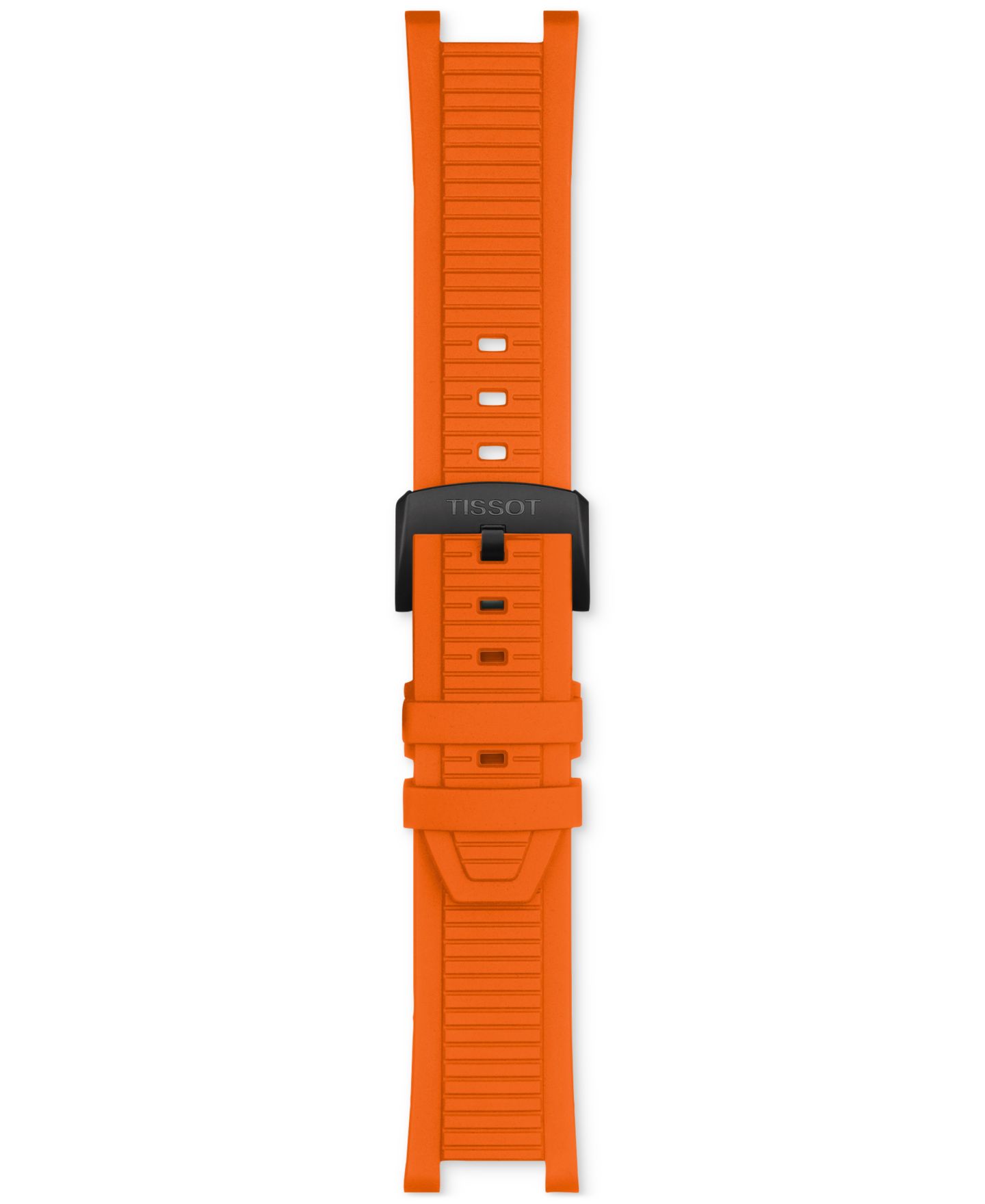 Мужские часы Tissot Swiss Chronograph T-Race Orange Silicone Strap Watch 45mm — фото 5