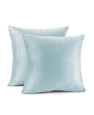 Elegant Velvet Removeable Cover 2-Pack Decorative Pillows, 20" x 20"