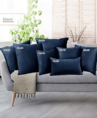 Elegant Velvet Removeable Cover 2-Pack Decorative Pillows, 20" x 20"
