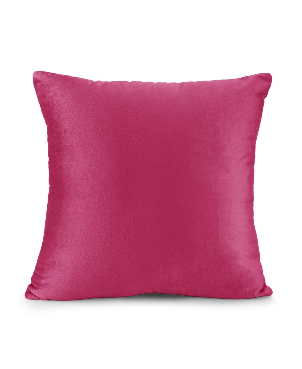 Nestl Elegant 2-pack Velvet Decorative Throw Pillows With Removeable Covers, 24" X 24" In Hot Pink