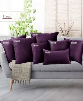 Elegant Velvet Removeable Cover 2-Pack Decorative Pillows, 26" x 26"