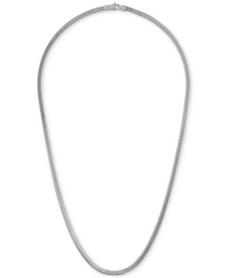 Bulova - Men's Icon Sterling Silver 22" Chain Necklace