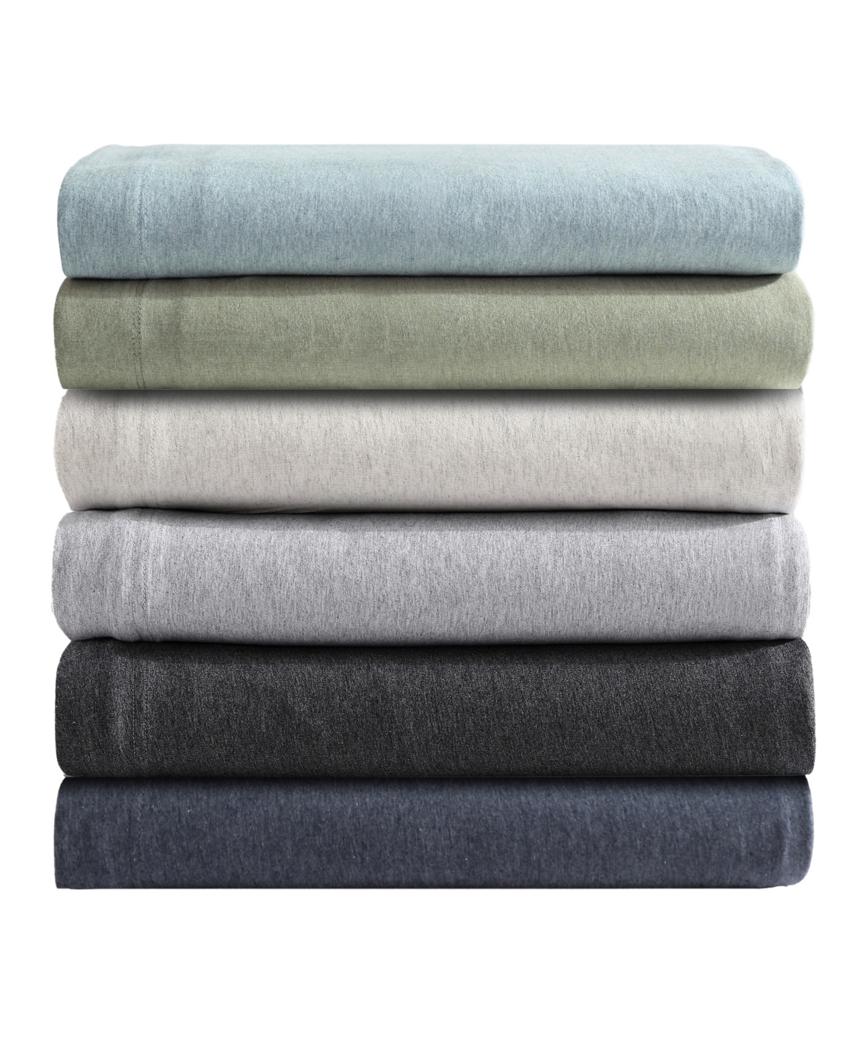 Calvin Klein Modern Cotton Melange Tencel Jersey 4-pc. Sheet Set, Queen In Aqua Blue