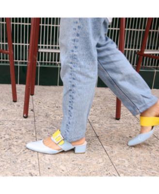 Women's Agate Blue Grace Customizable Slides