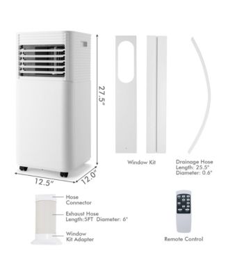 3 in 1 Portable Air Conditioner AC Unit Air Cooler 8000BTU ASHRAE 230 sq.ft