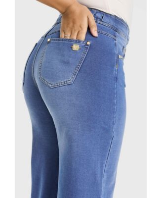 Women's High-Rise Shaping Wide Leg Jeans