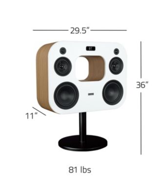 Fi70W Three-Way Wireless High Fidelity Music System with Powerful Amplifier & Dual 8” Subwoofers (Lucky Bamboo)