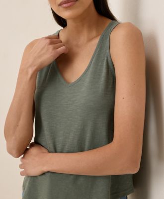 Women's Organic Cotton Featherweight Slub Reversible Tank