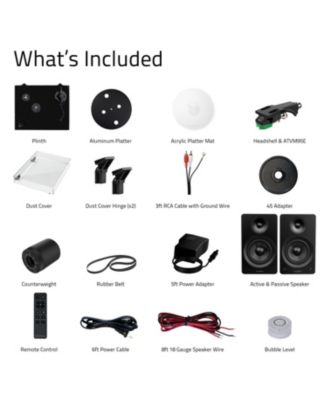 RT81+ Elite Vinyl Turntable and Ai61 6.5" Stereo Bookshelf Speakers