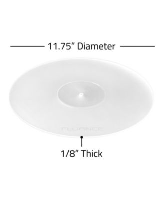 Acrylic Platter Mat for Turntables – Reduces Vibrations, Antistatic, Precision Machined, Compatible with 12" Record Players