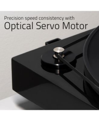 RT85 High-Fidelity Vinyl Turntable with Ortofon 2M Blue Cartridge, Acrylic Platter, Speed Control, and Vibration Isolation