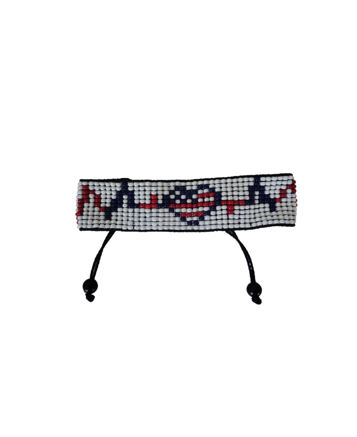 Patriot Heart Beaded Bracelet &#x2013; Handmade with Purpose