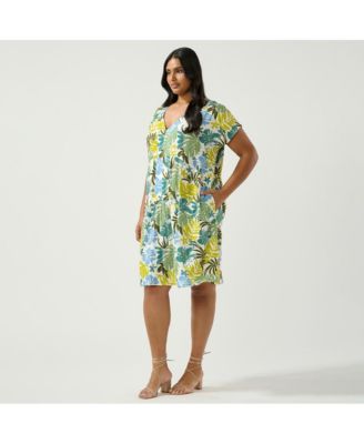 Plus Size Antibes Resort Mini Dress