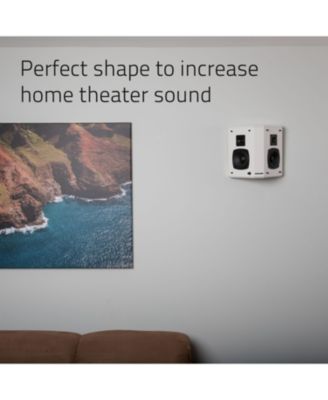 Elite High Definition 2-Way Bipolar Surround Speakers for Wide Dispersion Surround Sound