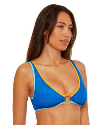 Women's Crinkle Crush Textured Convertible Bikini Top
