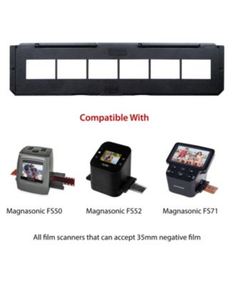 Long Tray Negative Film Holder for 35mm Compatible Film Scanners, Holds 6 Negative Frames to Speed up Processing Time, Easy To Use, Gently Flattens and Protects Film Edges - Set of 3 (NT01)