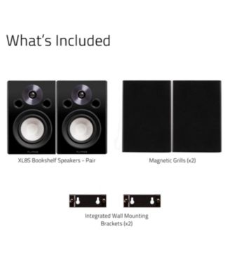 Reference High Performance 2-Way Bookshelf and Surround Speakers for a 2-Channel Stereo or Home Theater System