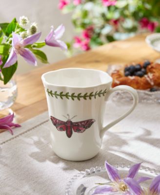 Botanic Garden Lotus Blossom Mugs, Set of 4