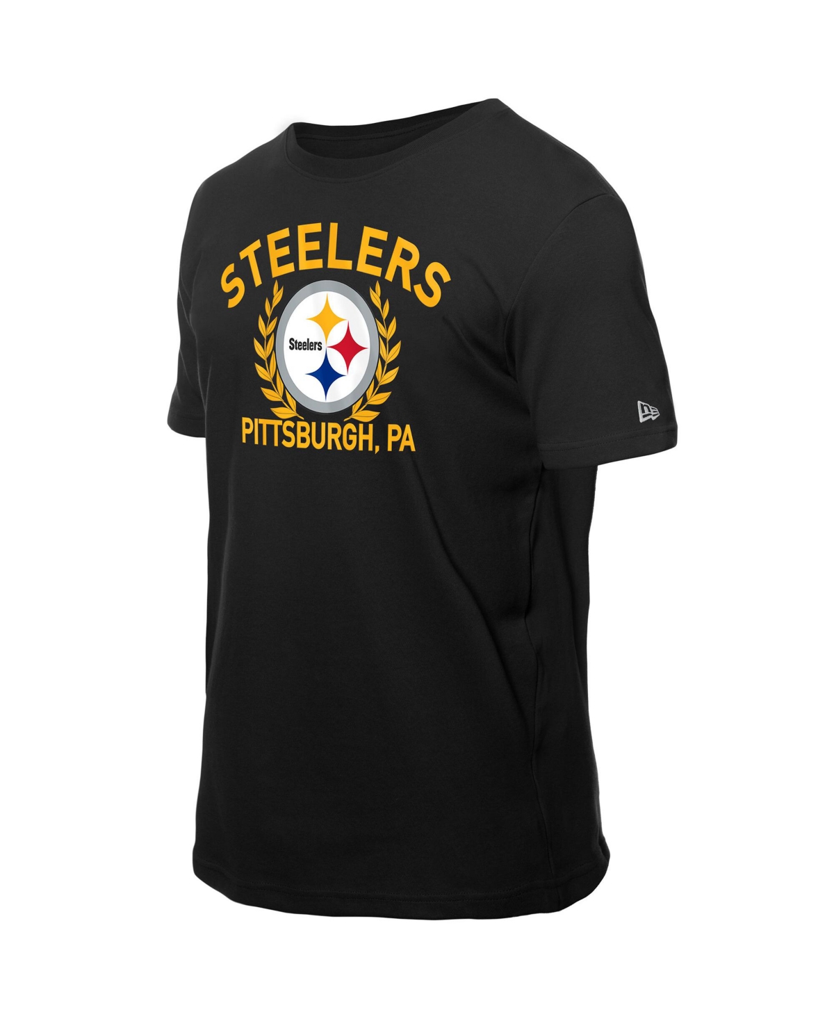 New Era Men's Black Pittsburgh Steelers 2025 Nfl Draft T-shirt In Black
