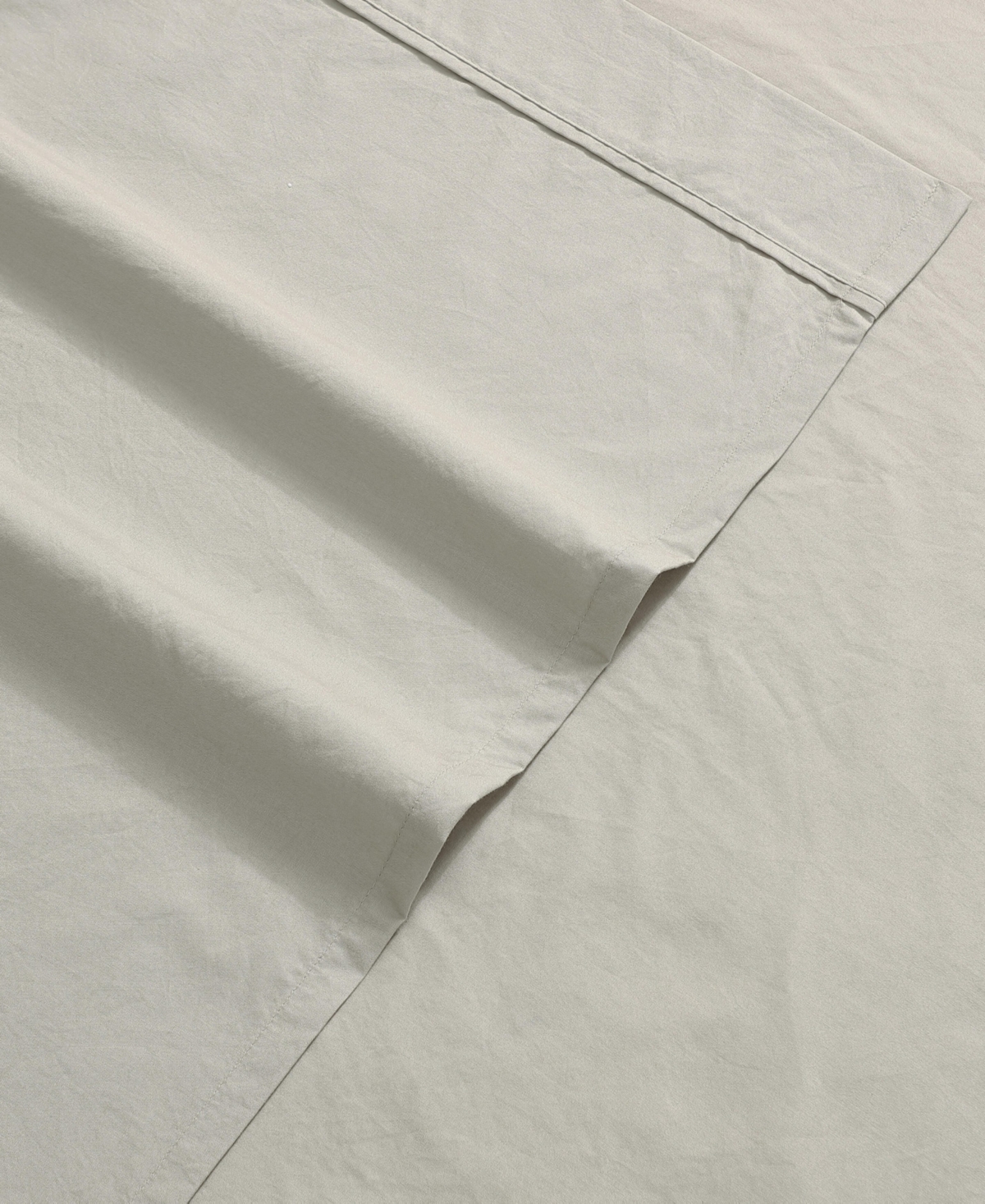 Calvin Klein Washed 200-thread Count Cotton 3-pc. Sheet Set, Twin Xl In Absinthe Green