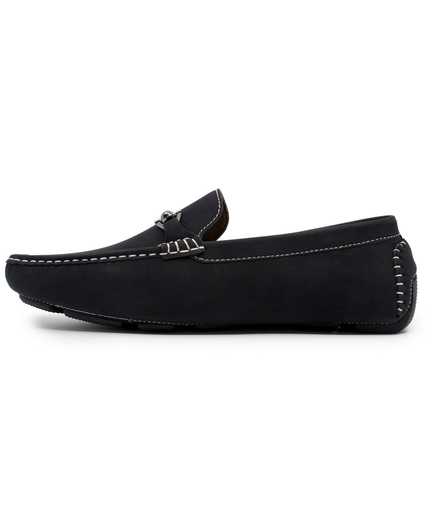 Мужские туфли Akademiks Weston Slip-On Buckle, цвет: Чёрный — фото 7