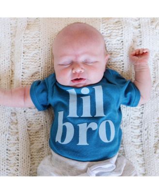 Baby Boys Lil Bro Short Sleeve Bodysuit