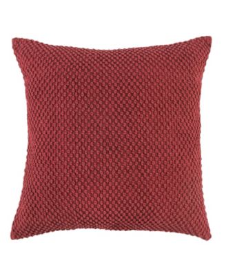Urban Farmhouse Solid Woven Decorative Pillow, 20" x 20"