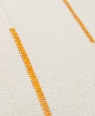 Glam Striped Woven Decorative Pillow, 20" x 20"