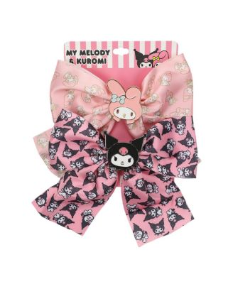& Kuromi 2-Piece Hair Clip Bows