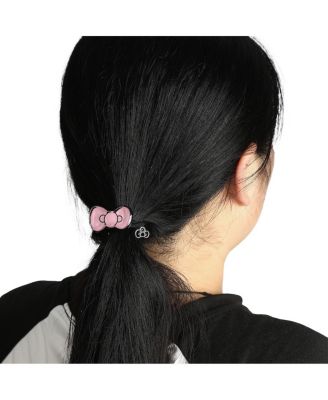 Character & Bow 2-Piece Stretchy Hair Tie Set