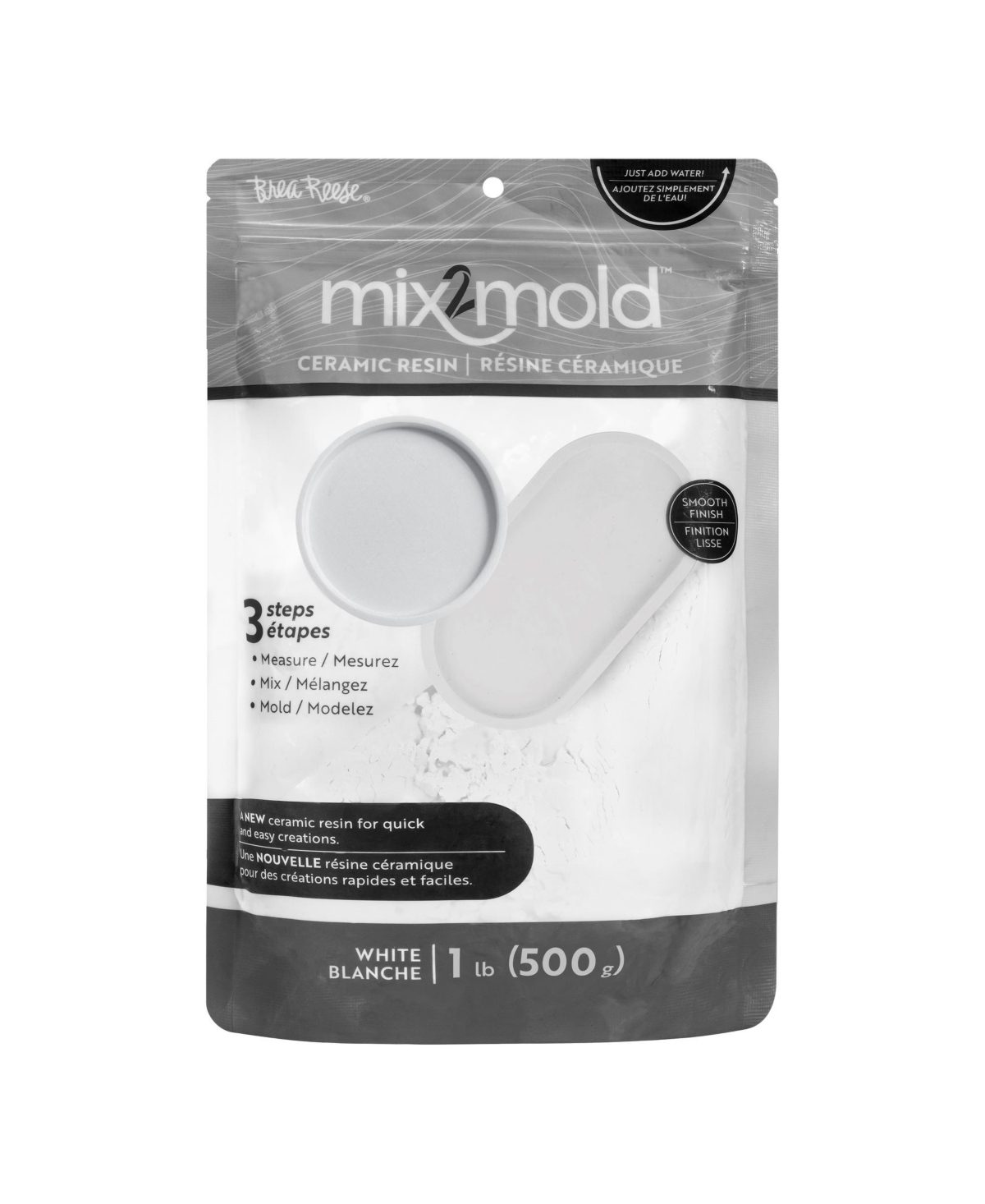 Mix2Mold: Ceramic Resin Powder - White 1lb