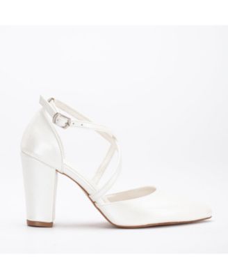 Sina Criss Cross High Block Heels